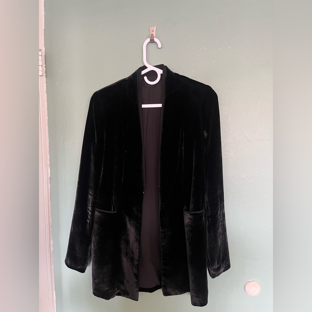 Black Velvet Women's Blazer